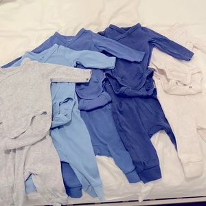 Bundle of 5 H&M Onesie and Pant Sets